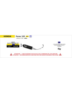 Kit catalyseur ARROW - homologué CE - HONDA / KYMCO / YAMAHA
