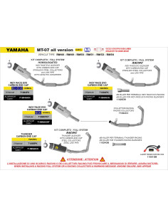 dB-Killer ARROW pour silencieux Thunder - non homologué - YAMAHA MT-07 2025-2026 2