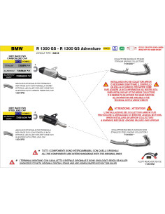 dB-Killer ARROW pour silencieux Indy Race EVO avec embout inox - non homologué - BMW 2