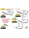 Collecteurs racing ARROW - non homologués - HONDA CB 650 R - CBR 650 R 2024-2026