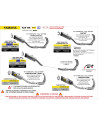 Collecteurs racing ARROW - non homologués - YAMAHA YZF R9 2025-2026