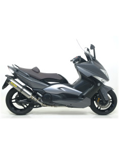 Kit collecteurs ARROW avec converteur catalytique pour silencieux Race-Tech - homologué CE - YAMAHA TMAX 500 2008-2011 2