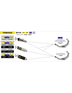 Collecteurs racing ARROW - non homologués - YAMAHA