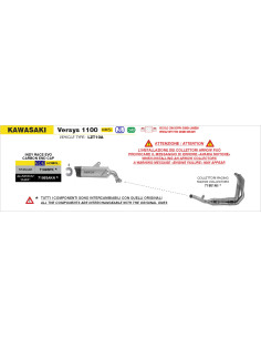 Collecteurs racing ARROW - non homologués - KAWASAKI VERSYS 1000 2021-2024 - VERSYS 1100 2025-2026