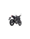 Ligne complète racing ARROW avec silencieux Thunder en alu noir avec embout carbone - non homologuée - HONDA CB 125 R 2024-2026