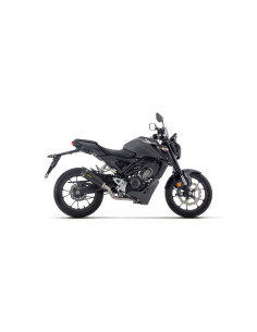Ligne complète racing ARROW avec silencieux X-Kone en alu noir avec embout carbone - non homologuée - HONDA CB 125 R 2024-2026