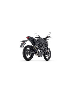 Ligne complète racing ARROW avec silencieux X-Kone en alu noir avec embout carbone - non homologuée - HONDA CB 125 R 2024-2026 2