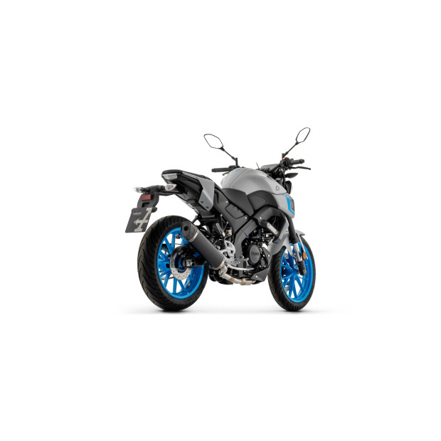 Ligne complète ARROW avec silencieux Icon en titane avec embout carbone - non homologuée - YAMAHA YZF-R 125 - MT 125 2025-2026