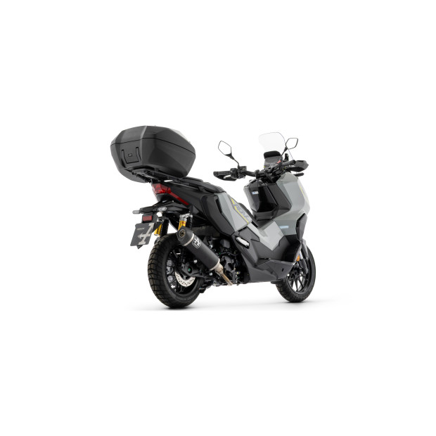 Ligne d'échappement complète racing ARROW avec silencieux Urban en aluminium noir avec embout carbone - non homologuée - HONDA