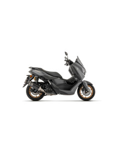Ligne complète racing ARROW silencieux Urban en alu noir avec embout inox noir - non homologuée - YAMAHA NMAX 155 2025-2026