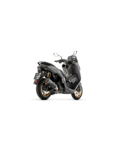 Ligne complète racing ARROW silencieux Urban en alu noir avec embout inox noir - non homologuée - YAMAHA NMAX 155 2025-2026 2