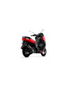 Ligne complète ARROW avec silencieux Urban en aluminium noir avec embout inox noir - homologuée CE - YAMAHA NMAX 125 2021-2024