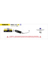 Ligne complète ARROW avec silencieux Urban en aluminium noir avec embout inox noir - homologuée CE - YAMAHA NMAX 125 2021-2024