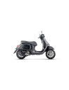 Ligne d'échappement complète ARROW avec silencieux Urban en aluminium noir avec embout carbone - homologuée CE - PIAGGIO