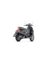 Ligne d'échappement complète ARROW avec silencieux Urban en aluminium noir avec embout inox - homologuée CE - PIAGGIO