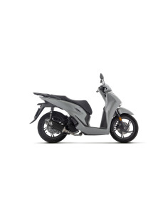 Ligne complète ARROW avec silencieux Urban en aluminium noir avec embout inox - homologuée CE - HONDA SH 150 - SH 125 2024-2026