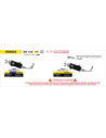 Ligne complète ARROW avec silencieux Urban en aluminium noir avec embout inox - homologuée CE - HONDA SH 150 - SH 125 2024-2026