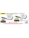 Ligne complète racing ARROW avec silencieux Indy Race EVO en titane avec embout carbone - non homologuée - YAMAHA (réf. 71089PK)