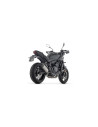 Ligne complète racing ARROW silencieux Indy Race EVO en alu noir avec embout carbone - non homologuée - YAMAHA MT-07 2025-2026