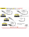 Ligne complète racing ARROW silencieux Indy Race EVO en alu noir avec embout carbone - non homologuée - YAMAHA MT-07 2025-2026