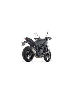 Ligne complète racing ARROW avec silencieux Indy Race EVO en titane embout carbone - non homologuée - YAMAHA MT-07 2025-2026 2