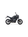 Ligne complète racing ARROW avec silencieux Thunder en alu noir avec embout carbone - non homologuée - YAMAHA MT-07 2025-2026