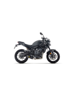 Ligne complète racing ARROW avec silencieux Thunder en titane avec embout carbone - non homologuée - YAMAHA MT-07 2025-2026