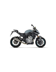 Ligne complète racing ARROW avec silencieux Indy Race EVO en aluminium noir avec embout carbone - non homologuée - CF MOTO