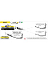 Ligne d'échappement complète ARROW COMPETITION EVO en titane - non homologuée - BMW S 1000 R 2021-2024