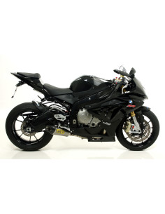 Ligne d'échappement complète ARROW COMPETITION en titane avec embout carbone - non homologuée - BMW S 1000 RR 2009-2014