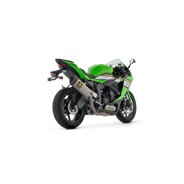 Ligne complète ARROW COMPETITION en titane avec embout carbone - non homologuée - KAWASAKI ZX-6R 636 2024-2026 (réf. 71208PTZ)