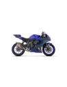Ligne complète ARROW COMPETITION en titane avec embout carbone - non homologuée - YAMAHA YZF R7 2021-2024 (réf. 71231PTZ)