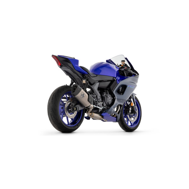 Ligne complète ARROW COMPETITION en titane avec embout carbone - non homologuée - YAMAHA YZF R7 2021-2024 (réf. 71232PTZ)