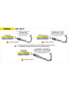 Ligne d'échappement complète ARROW COMPETITION EVO en titane - non homologuée - HONDA NSF 250 R 2012-2026
