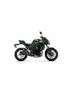 Ligne complète ARROW X-Kone dark en inox noir avec embout carbone - homologuée CE - KAWASAKI NINJA 650 - Z 650 2021-2023