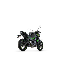 Ligne complète ARROW X-Kone dark en inox noir avec embout carbone - homologuée CE - KAWASAKI NINJA 650 - Z 650 2021-2023 2