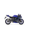 Ligne d'échappement complète ARROW Pista en titane noir avec embout carbone - homologuée CE - YAMAHA YZF R7 2021-2024