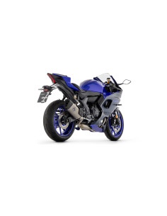 Ligne d'échappement complète ARROW Pista en titane noir avec embout carbone - homologuée CE - YAMAHA YZF R7 2021-2024 2