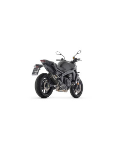 Ligne complète ARROW avec silencieux Indy Race EVO en alu noir avec embout carbone - homologuée CE - YAMAHA (réf. 71988AKN) 2