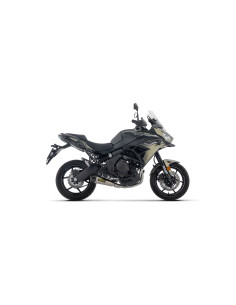 Ligne complète racing ARROW avec silencieux X-Kone en inox avec embout carbone - non homologuée - KAWASAKI VERSYS 650 2025-2026