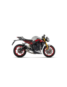 Ligne d'échappement complète ARROW avec silencieux Pro-Race en titane - non homologuée - TRIUMPH STREET TRIPLE 765 RX 2026