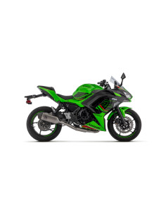 Ligne d'échappement complète ARROW avec silencieux Veloce en titane avec embout carbone - homologuée CE - KAWASAKI