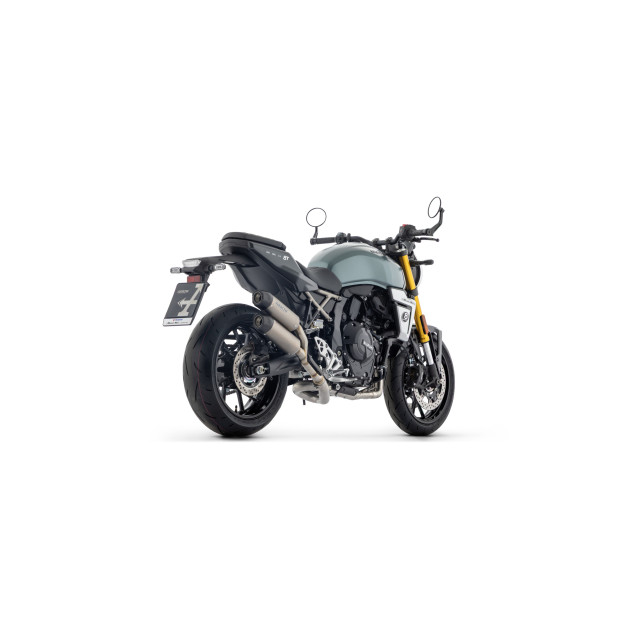 Ligne complète ARROW avec silencieux Round-Sil en titane avec embout carbone - homologuée CE - SUZUKI GSX-8T / GSX-8TT 2025-2026