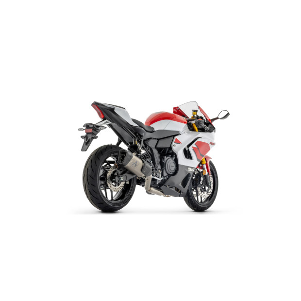 Ligne d'échappement complète ARROW avec silencieux Pista en titane avec embout carbone - homologuée CE - YAMAHA YZF R7 2026