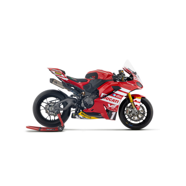 Kit intermédiaire ARROW COMPETITION en titane avec embout carbone - non homologué - DUCATI