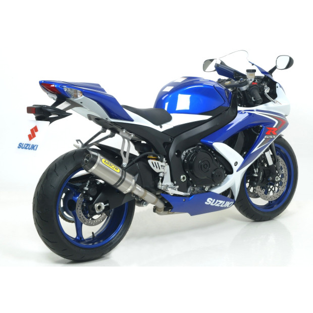 Raccord ARROW pour silencieux Thunder pour collecteurs Arrow - non homologué - SUZUKI GSX-R 600 IE - GSX-R 750 IE 2008-2010
