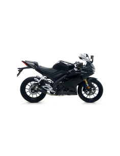 Silencieux d'échappement ARROW Pro-Race en nichrome noir - non homologué - YAMAHA