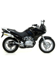 Silencieux d'échappement ARROW Off-road Thunder en aluminium avec embout inox - homologué CE - HONDA XL 125 V VARADERO 2001-2012