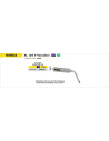 Silencieux d'échappement ARROW Off-road Thunder en aluminium avec embout inox - homologué CE - HONDA XL 125 V VARADERO 2001-2012