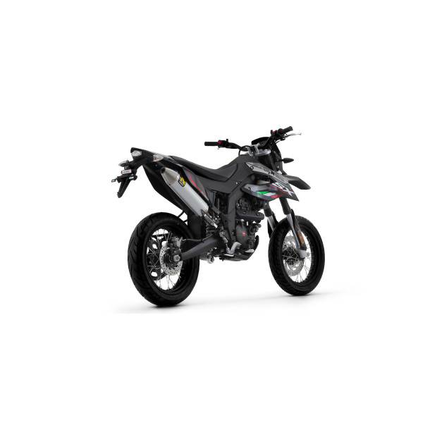 Silencieux d'échappement ARROW Thunder en aluminium avec embout inox - homologué CE - APRILIA RX / SX 125 2021-2024